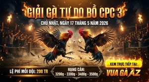 Thông Báo Giải Gà Tự Do Tại Bồ CPC3 Ngày 17/05/2026