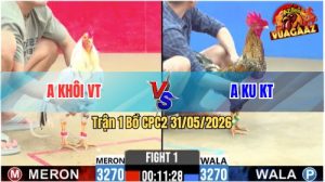 Trận 1 CPC2 31/05/2026 - Gà Bướm Anh Khôi Nạp Đúng 2 Chân Lụm Tiền
