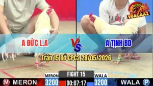 Trận 15 CPC2 28/05/2026 - Gà Anh Đức Đá Trúng 2 Chân, Xanh Té Xe