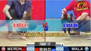 Trận 17 CPC2 20/05/2026 - Gà Anh Hoà ĐH Bị Dí Bạc Nhưng Vẫn Lụm