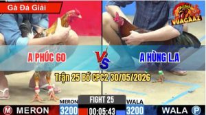 Trận 25 CPC2 30/05/2026 - Gà Bông Tung 1 Cước, Xanh Bỏ Về Trước