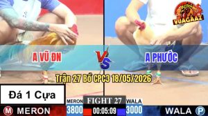 Trận 27 CPC3 18/05/2026 - Anh Phước Chấp Anh Vũ Đồng Nai Tới 8 Chấm