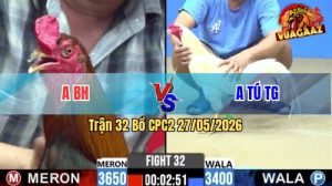 Trận 32 CPC2 27/05/2026 - Anh Tú Tiền Giang Làm Thịt Gà Bồ Dễ Dàng