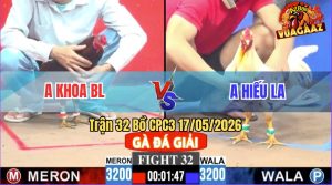 Trận 32 CPC3 17/05/2026 - Anh Hiếu Long An Đánh Bại Anh Khoa BL