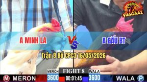 Trận 8 CPC3 16/05/2026 - Gà Bướm Anh Minh Long An Đá Chưa Tới 3 Chân