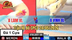 Xem trận 10 CPC3 24/5/2026 tại VUAGAAZ