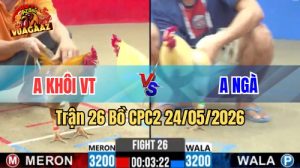 Xem trận 26 CPC2 24/5/2026 tại VUAGAAZ