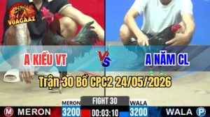 Xem trận 30 CPC2 24/5/2026 tại VUAGAAZ