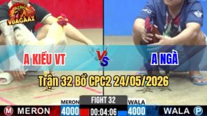 Xem trận 32 CPC2 24/5/2026 tại VUAGAAZ