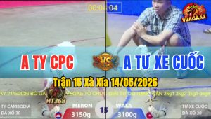 Trận 15 Xà Xía 14/05/2026 - Anh Ty CPC Đá Chưa Hết Tay Nước Xanh Bỏ Chạy