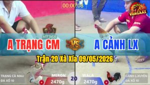 Trận 20 Xà Xía 09/05/2026 - Anh Cảnh Long Xuyên Tiễn Anh Trạng Lên Đường