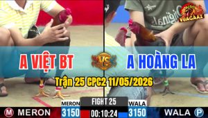 Trận 25 CPC2 11/05/2026 - Đỏ Đè Bạc Gặp Xanh Hư Hình
