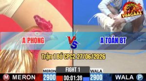 Trận 1 CPC2 27/06/2026 – Gà Cú Anh Phong Mở Bát Quá Mát Tay