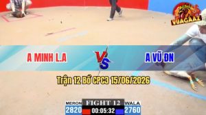 Trận 12 CPC3 15/06/2026 – Gà Bướm Anh Vũ Đâm Như Chỉa, Xanh Lật Xe