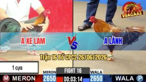 Trận 16 CPC2 26/06/2026 – Anh Xe Lam Chấp Anh Lành 1 Cựa, Xổ 500 Triệu