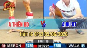 Trận 16 CPC2 Ngày 05/06/2026 Tại Vua Gà AZ