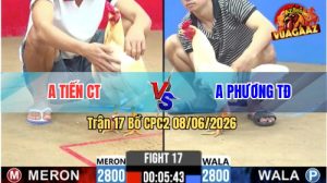 Trận 17 CPC2 08/06/2026 - Gà Đỏ Dí Bạc Cho Cố, Bị Phương Lụm Gọn