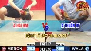 Trận 17 CPC2 26/06/2026 – Gà Điều Anh Hai Đá Đòn Cựa Nhanh Như Điện