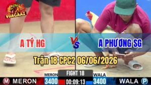 Trận 18 CPC2 Ngày 06/06/2026 Tại Vua Gà AZ