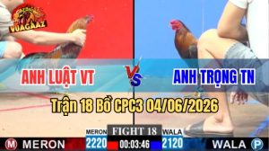 Trận 18 CPC3 Ngày 04/06/2026 Tại Vua Gà AZ