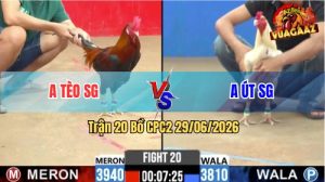 Trận 20 CPC2 29/06/2026 – Anh Tèo Sài Gòn Đánh Bại Anh Út Nhanh Gọn