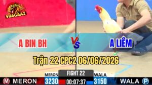 Trận 22 CPC2 Ngày 06/06/2026 Tại Vua Gà AZ
