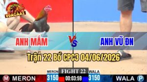 Trận 22 CPC3 Ngày 04/06/2026 Tại Vua Gà AZ