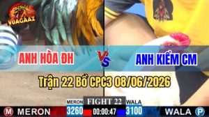 Trận 22 CPC3 Ngày 08/06/2026 Tại Vua Gà AZ