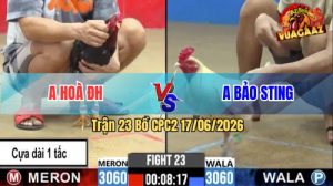 Trận 23 CPC2 17/06/2026 – Anh Hoà Đức Hoà Tiếp Tục Lụm Anh Bảo Sting