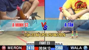 Trận 23 CPC2 25/06/2026 – Anh Minh ST Gặp Anh Tân, Đá Xổ 500 Triệu