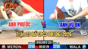 Trận 23 CPC3 Ngày 08/06/2026 Tại Vua Gà AZ