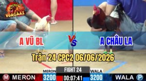 Trận 24 CPC2 Ngày 06/06/2026 Tại Vua Gà AZ