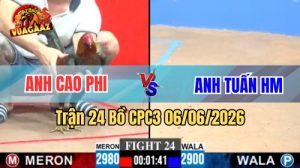 Trận 24 CPC3 Ngày 06/06/2026 Tại Vua Gà AZ