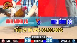 Trận 24 CPC3 Ngày 08/06/2026 Tại Vua Gà AZ