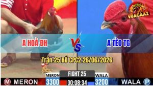 Trận 25 CPC2 26/06/2026 – Anh Tèo TG Đá Anh Hoà ĐH Bít Cửa Về Nhà