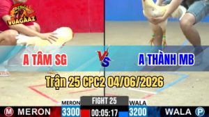 Trận 25 CPC2 Ngày 04/06/2026 Tại Vua Gà AZ