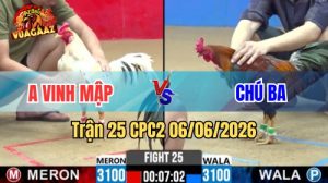 Trận 25 CPC2 Ngày 06/06/2026 Tại Vua Gà AZ