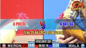 Trận 25 CPC3 01/06/2026 - Gà Úa Anh Phước Đá Siết Quá Tốc Độ