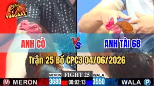 Trận 25 CPC3 Ngày 04/06/2026 Tại Vua Gà AZ