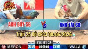 Trận 25 CPC3 Ngày 08/06/2026 Tại Vua Gà AZ