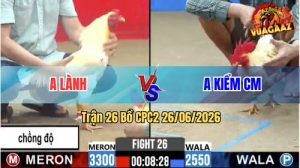 Trận 26 CPC2 26/06/2026 – Anh Kiểm Cà Mau Chấp Anh Lành 8 Chấm