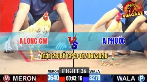 Trận 26 CPC3 01/06/2026 - Anh Long Gò Mây Thành Công Hạ Anh Phước