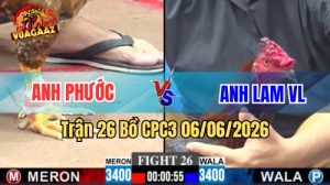 Trận 26 CPC3 Ngày 06/06/2026 Tại Vua Gà AZ
