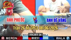 Trận 26 CPC3 Ngày 08/06/2026 Tại Vua Gà AZ