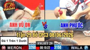 Trận 29 CPC3 Ngày 08/06/2026 Tại Vua Gà AZ