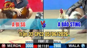 Trận 32 CPC2 Ngày 05/06/2026 Tại Vua Gà AZ