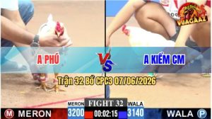 Trận 32 CPC3 07/06/2026 - Gà Úa Idol Kiểm Cà Mau Siết Gọn 1 Hơi