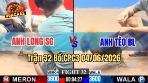 Trận 32 CPC3 Ngày 04/06/2026 Tại Vua Gà AZ