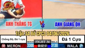Trận 34 CPC3 Ngày 04/06/2026 Tại Vua Gà AZ
