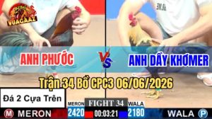 Trận 34 CPC3 Ngày 06/06/2026 Tại Vua Gà AZ